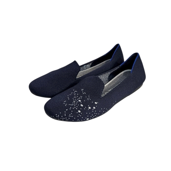 Rothy's Zodiac Aquarius Navy Blue Special Edition Loafers - Picture 1 of 12